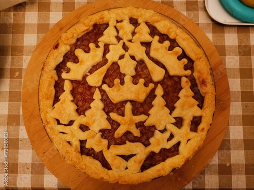 Homemade Christmas Apple Pie