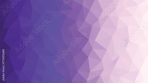Abstract purple low poly background with gradient.