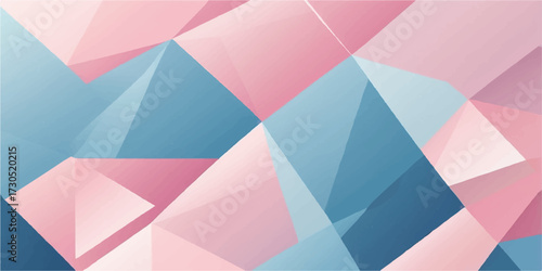 Colorful seamless geometric polygon design with triangle pattern for an abstract wallpaper background illustration