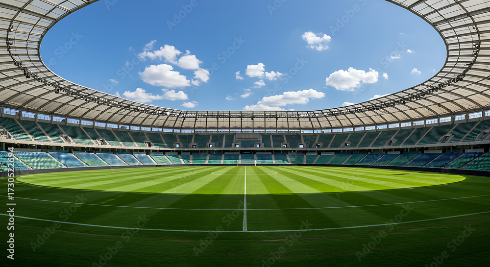 Fototapeta premium tennis court in the stadium