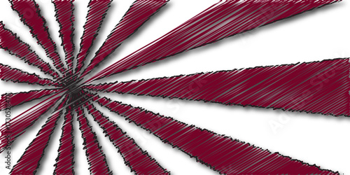 Spiral striped illustration sunray template wallpaper, cover, poster, flyer design. Vector abstract background ofred star burst .Sunburst background pattern beam rays Spiral starburst and striped patt