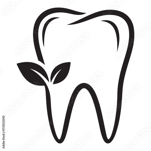 dental logo design vector silhouette  vector  illustration design.