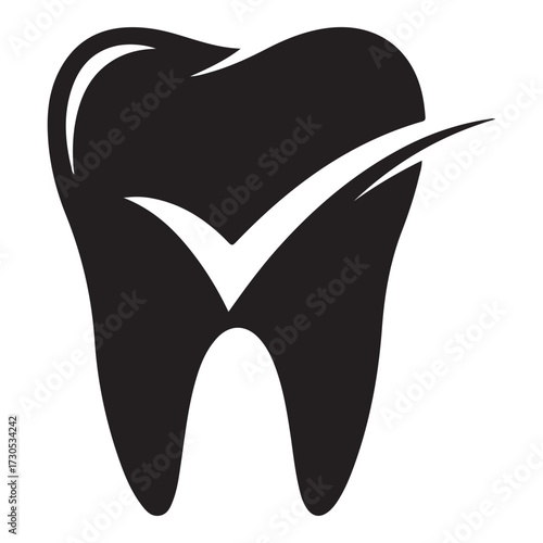 dental logo design vector silhouette  vector  illustration design.