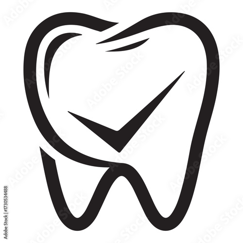 dental logo design vector silhouette  vector  illustration design.