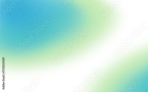Abstract pixelated gradient of blue green and transparent 