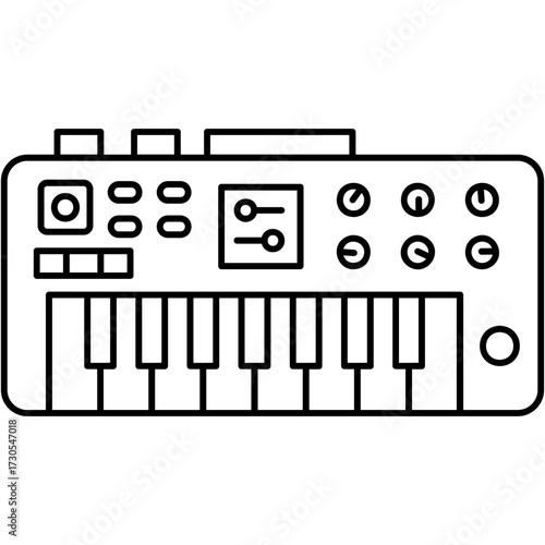Keyboard Synth Icon