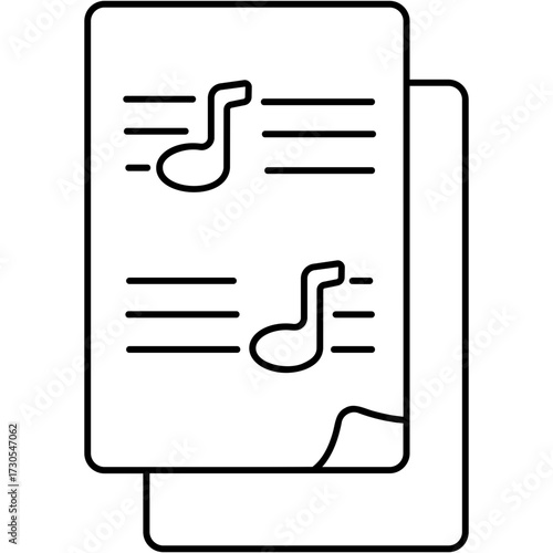 Music Sheet Icon