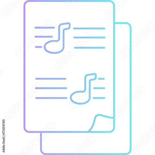 Music Sheet Icon