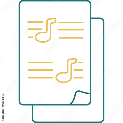 Music Sheet Icon