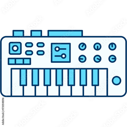 Keyboard Synth Icon