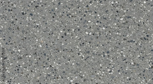 Grey Terrazzo Texture Background - Seamless Stone Flooring