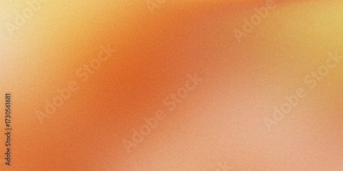 Warm orange and light peach abstract background with subtle grain texture image photo