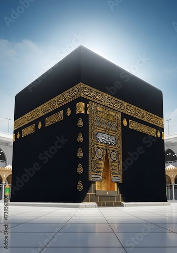 Kaaba in Masjid al-Haram, Mecca
