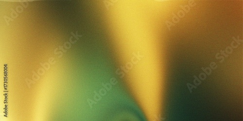 Yellow and Green Abstract Background with Soft Light and Grain Texture image photo