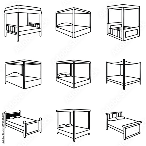 Various beds and canopies canopy furniture