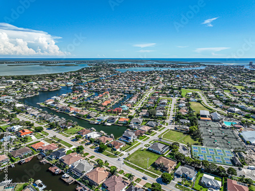 Luxury Real Estate Drone Shot on Marco Island Florida