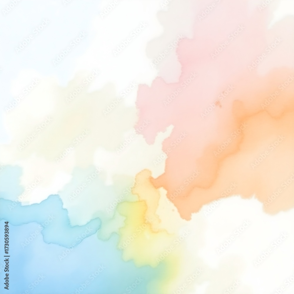 Obraz premium Abstract Pastel Watercolor Soft Gradient Background