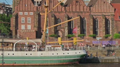 Cityscape of Bremen at a sunny summer day, Germany
