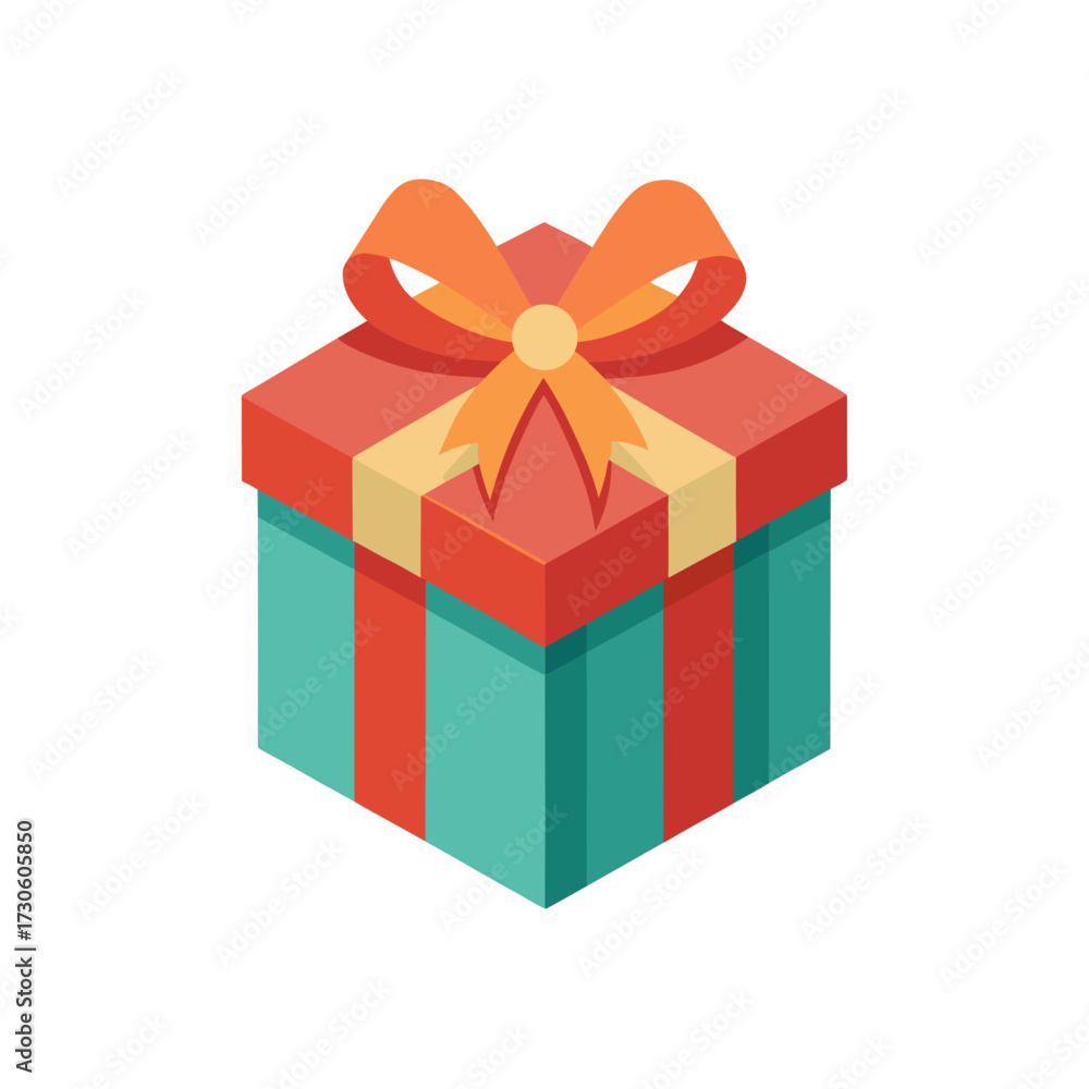 Obraz premium gift box with ribbon