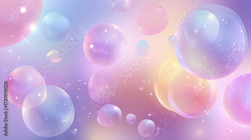 abstract background with bubbles