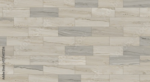 Travertine Tile Texture Background, Beige and Grey Stone Wall
