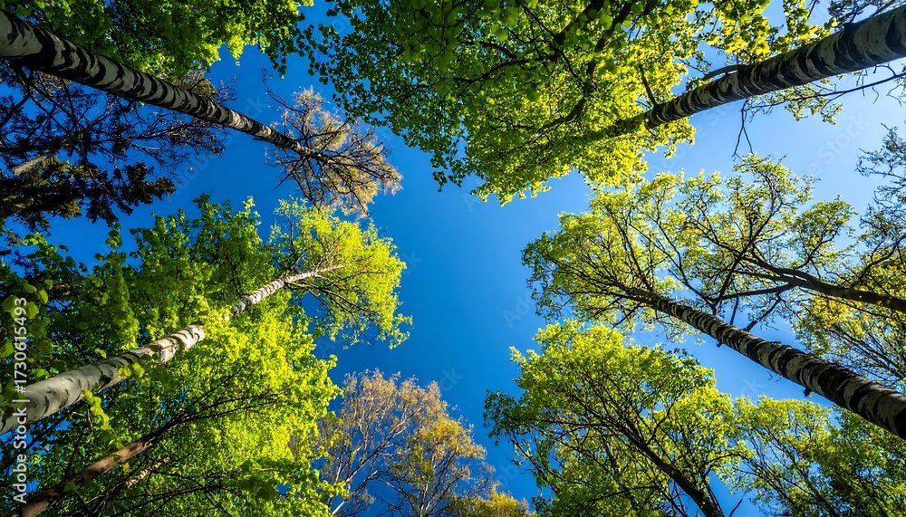 Fototapeta premium Lush forest canopy (1)