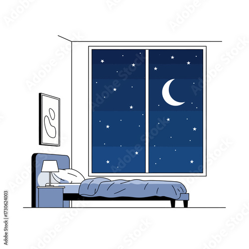 interior of a bedroom