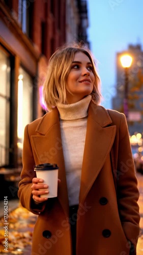 Autumn Glow — Urban Evening Walk