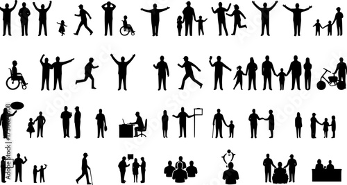 set of persons icons