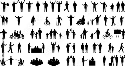 set of persons icons