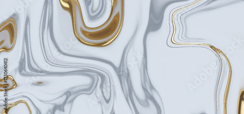 Luxurious white and gold marble textured background. Luxury Italian Carrara marble for floor. Abstract design polished onyx marble with high resolution golden splatter effect.