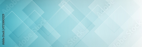 Minimalist teal gradient background with geometric shapes creating a sense of depth and modern simplicity, perfect for adding. modern trendy design.