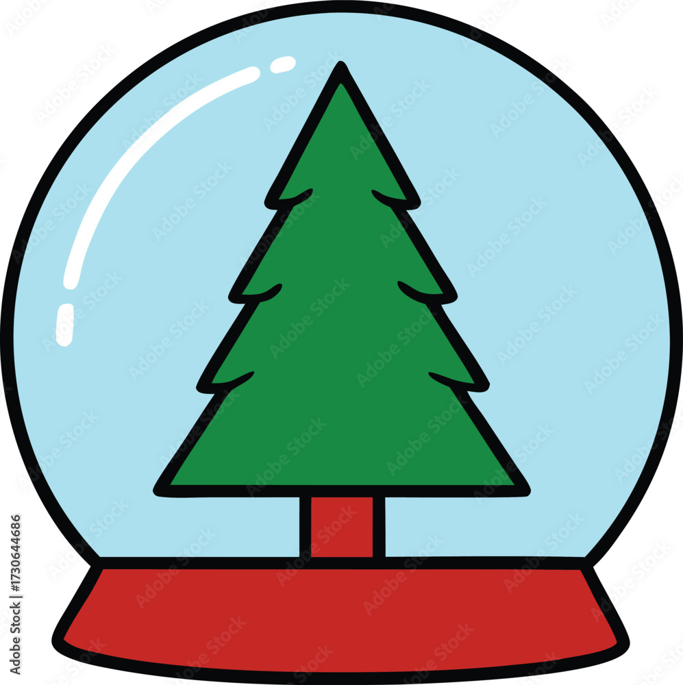 Fototapeta premium christmas tree vector