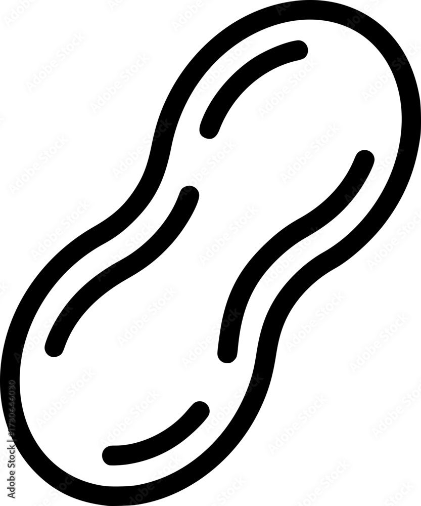 Obraz premium Peanut Outline Icon