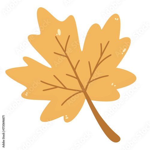 Yellow Maple Leaf