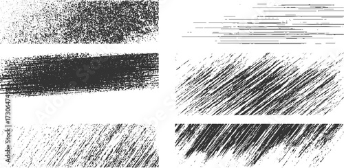 Abstract grunge texture. old canvas pattern textured for overlay or screen scratch effect Grunge black and white. Abstract monochrome  vector design on transparent background.