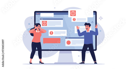 Understanding and resolving communication breakdown in online environments.