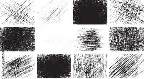 Grunge grain scratched- Dust distress effect, black and whit overlay textured. Grain noise particles. vector design on transparent background.