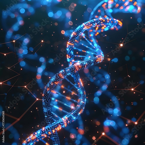DNA Strand Abstract.