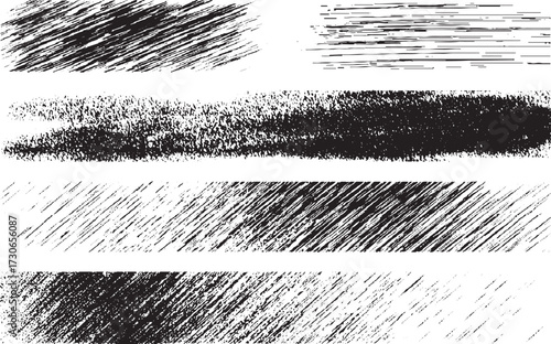 Grunge grain scratched- Dust distress effect, black and whit overlay textured. Grain noise particles. vector design on transparent background.