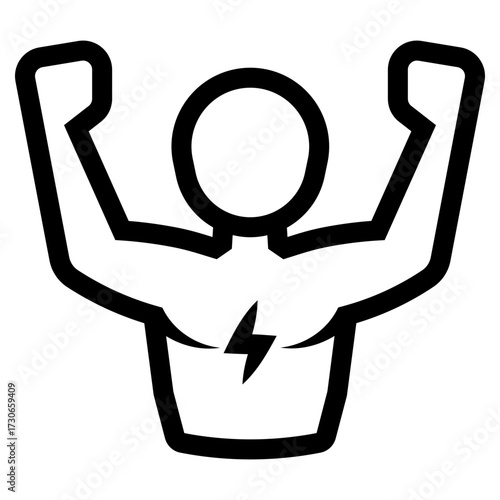 human energy icon