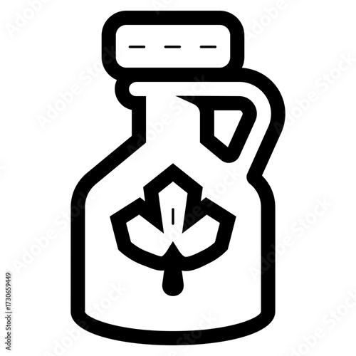 maple syrup bottle icon