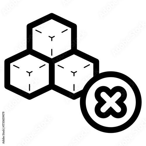 no sugar icon