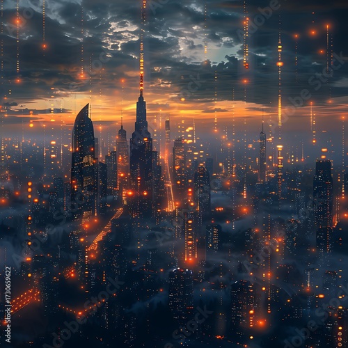 Futuristic Cityscape.
