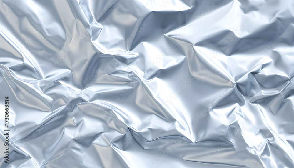 Obraz premium Crumpled metallic sheet pattern ideal for backgrounds
