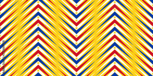 chevron filipino flag line pattern design. vector illustration