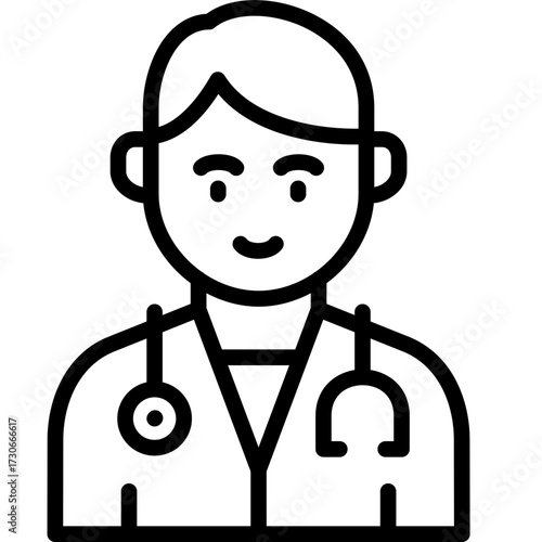 male doctor icon