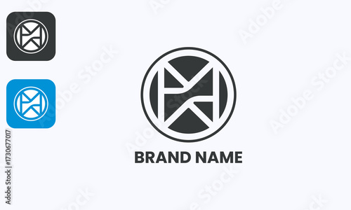 Abstract EA ambigram vector logo, simple elegant monogram template icon for digital design, printing, and corporate identity