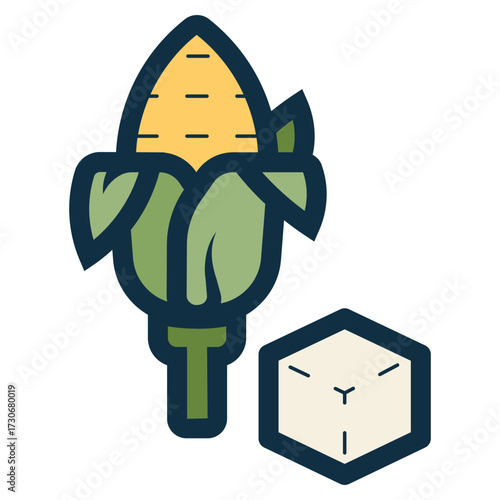 corn sugar icon