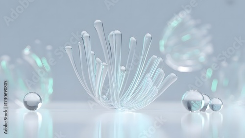 Futuristic Collagen Peptide Concept – Health & Beauty Innovation